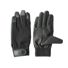 PU Palm Spandex Zurück Mechanic Handschuh-7401